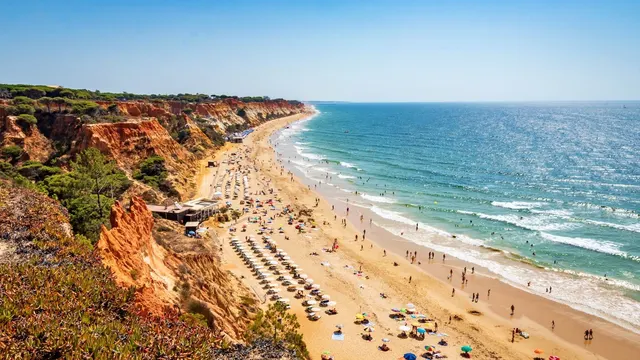 Albufeira Beach — Old Town seafront, Albufeira