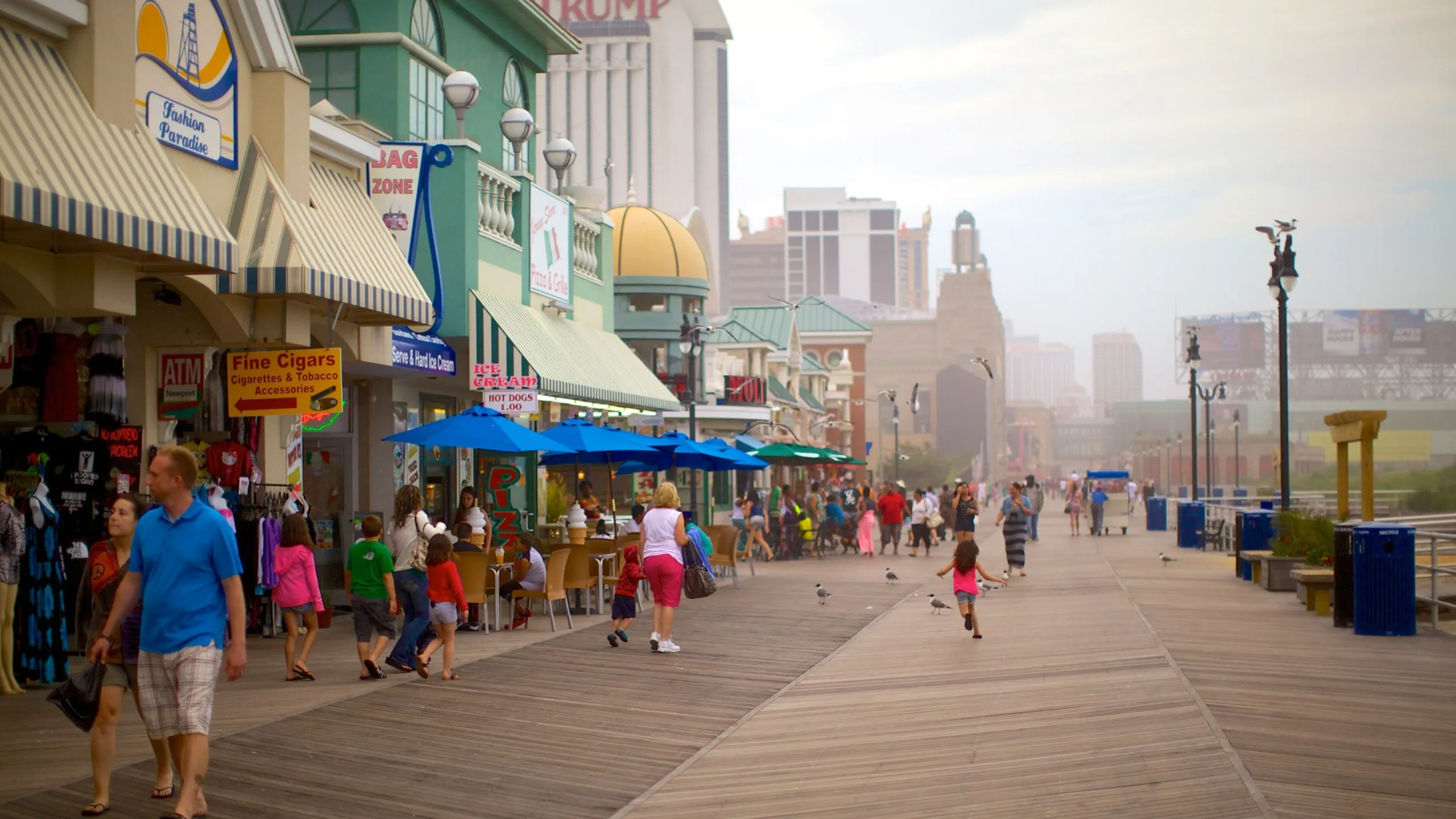 Atlantic City Boardwalk — live webcam view over Boardwalk, Atlantic City, United States