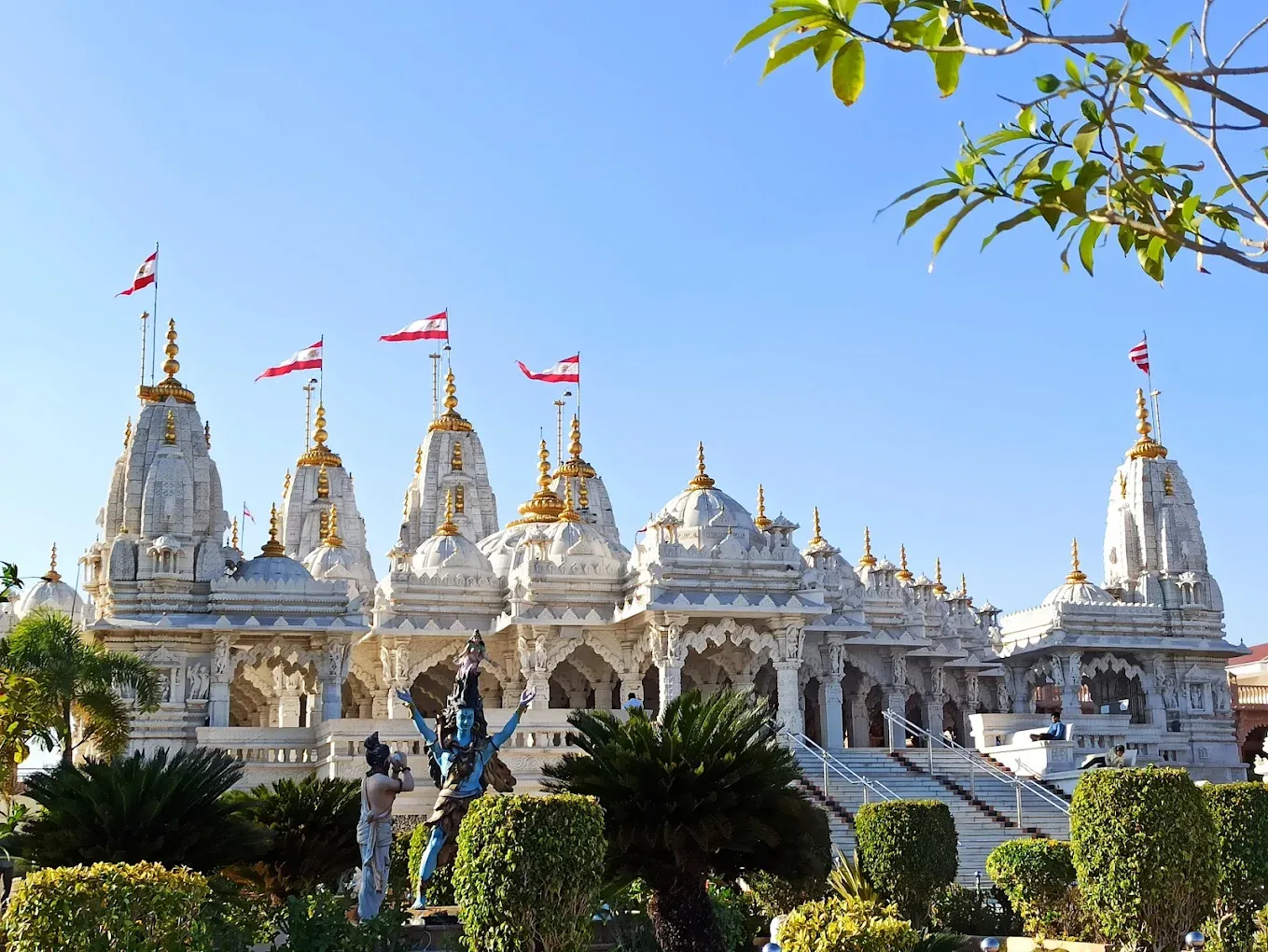Swaminarayan Temple, Bhuj — live webcam view over Bhuj, Kutch, India