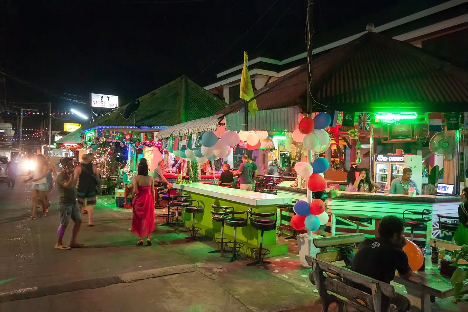 Bondi Aussie Bar, Lamai — live webcam view over Lamai, Koh Samui, Thailand