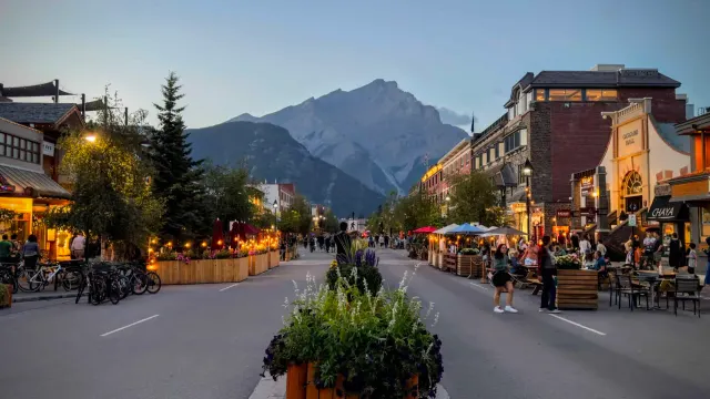 Canmore Main Street, Rundle View, Main Street, Canmore