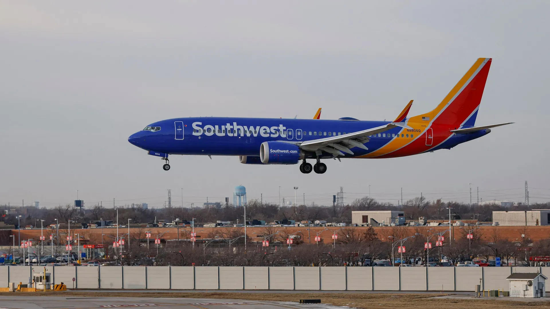 Chicago Midway Airport — live webcam view over Midway, Chicago, United States