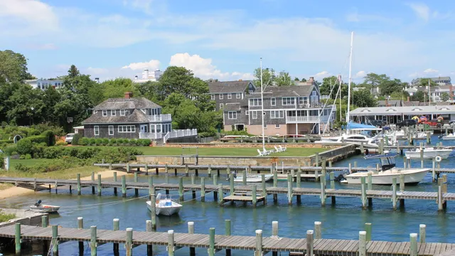 Edgartown Harbor and Katama Bay, Dock Street, Edgartown