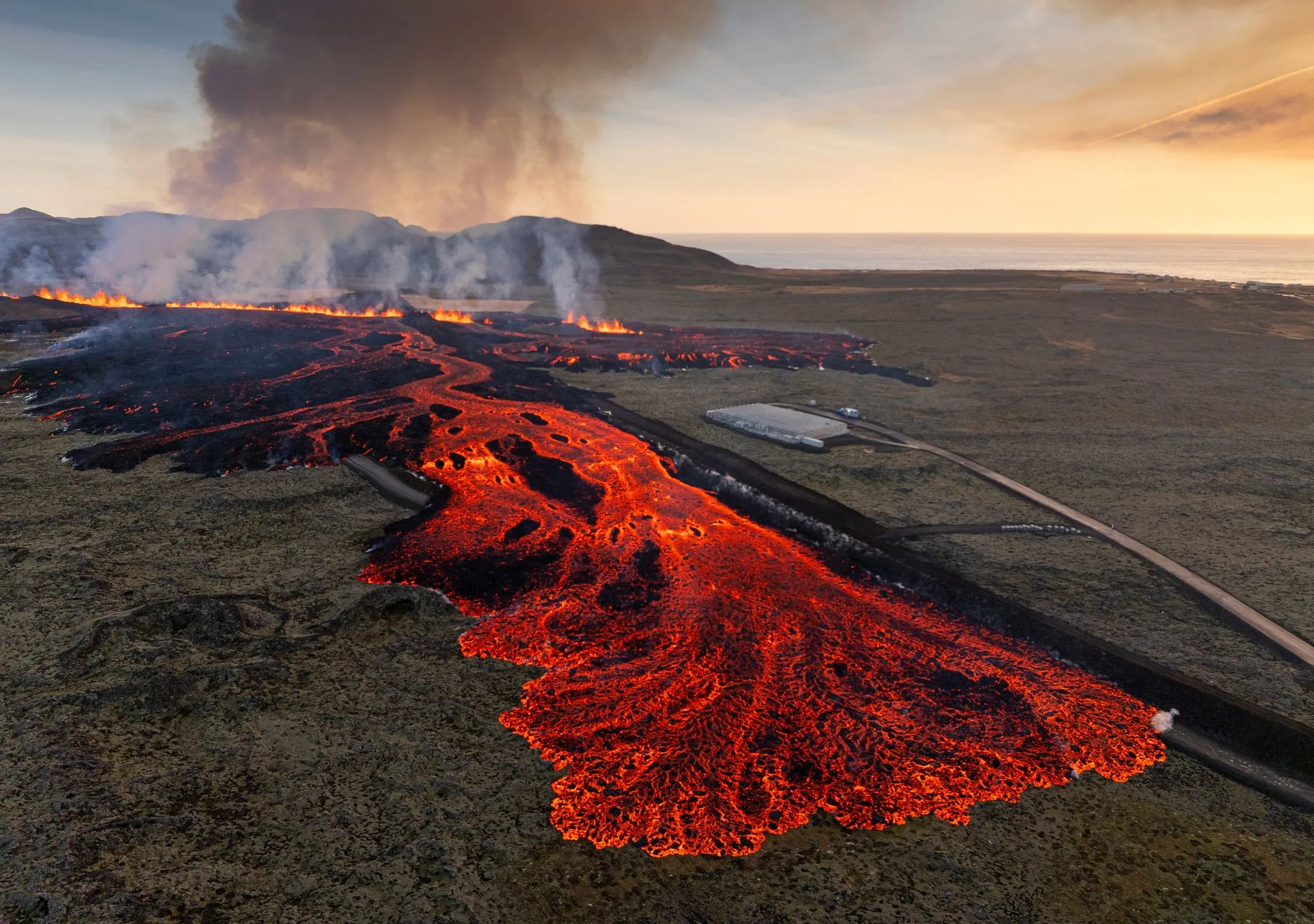 Hagafell, Reykjanes — Sundhnúkur crater row, Reykjanes