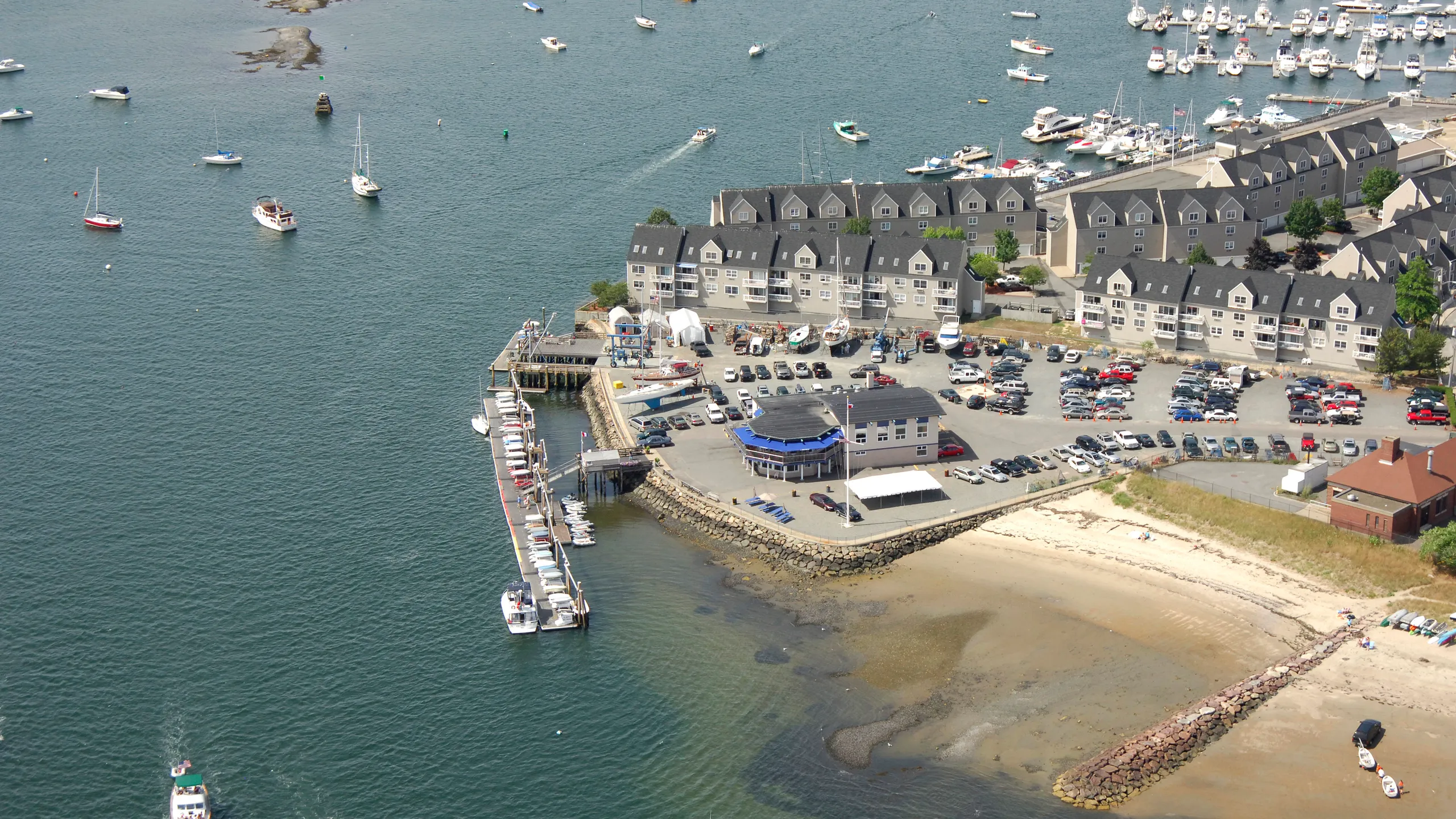 Jubilee Yacht Club, South-West View, Beverly, Massachusetts