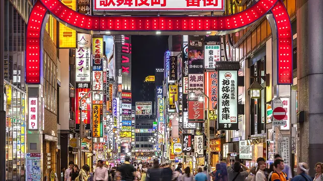Kabukichō, Facing Hanazono-dōri, Kabukichō, Shinjuku