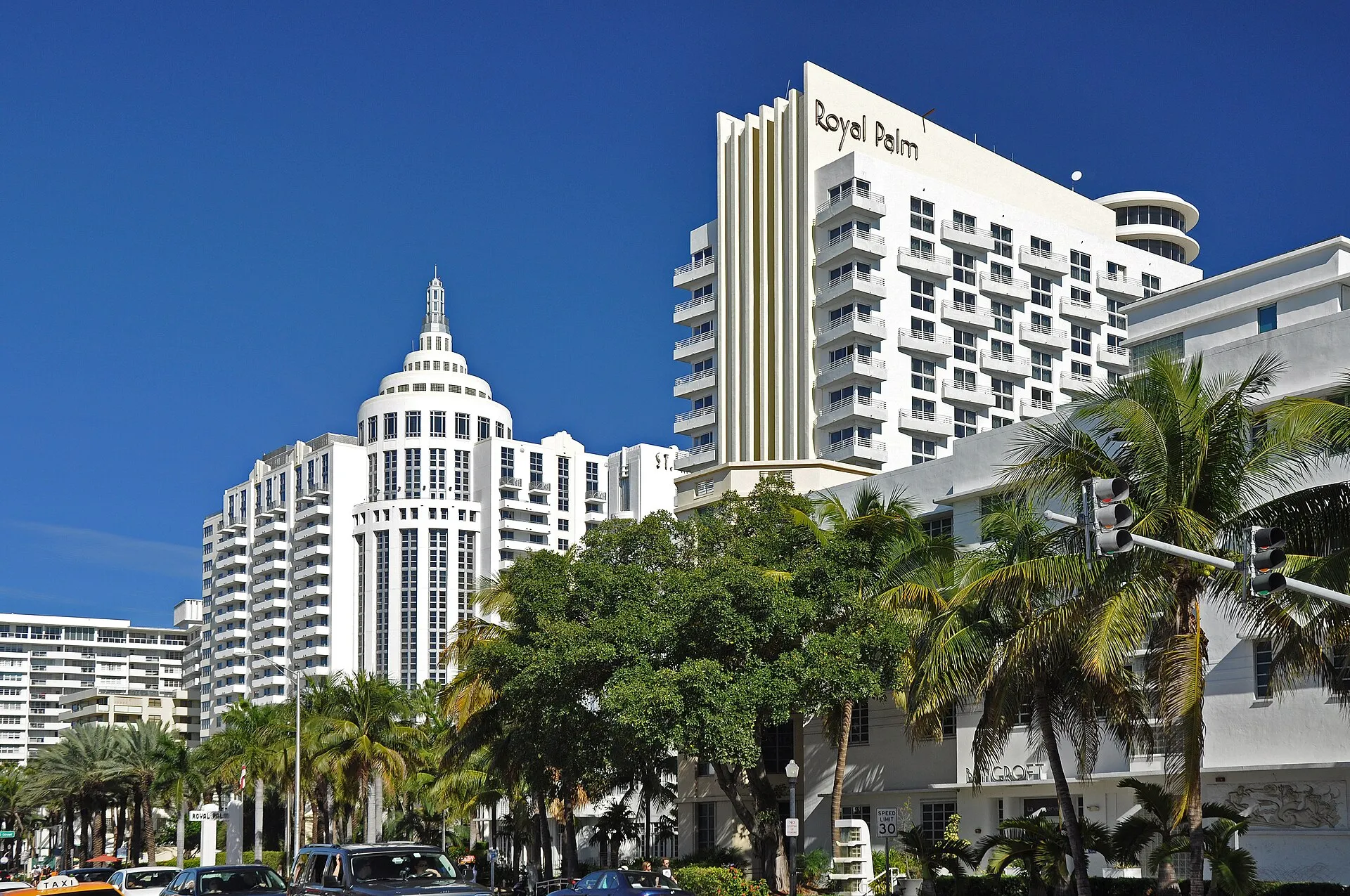 Collins Avenue — live webcam view over South Beach, Miami Beach, United States