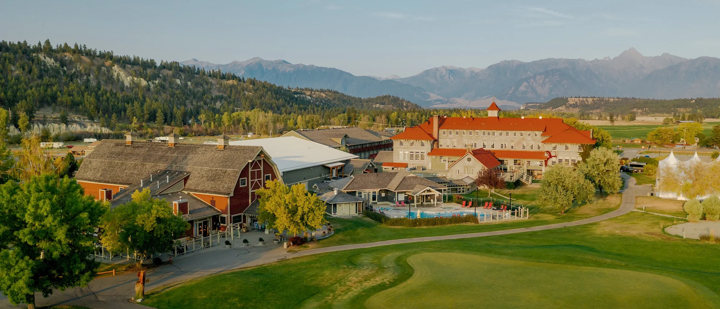St. Eugene Resort, Cranbrook — live webcam view over St. Eugene, Cranbrook, Canada
