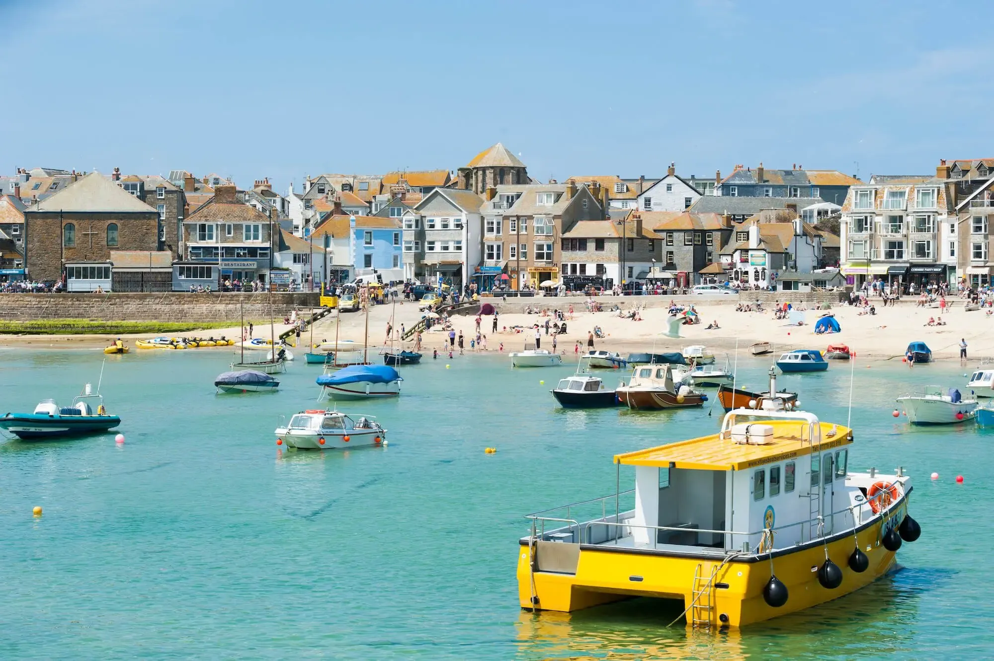 St Ives Harbour — live webcam view over St Ives, Cornwall, United Kingdom