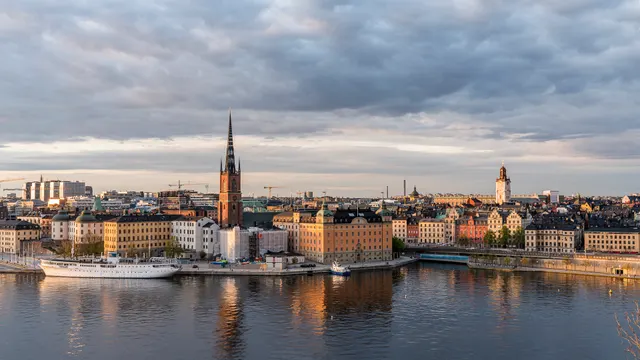Stockholm from the DN Tower — Marieberg, Stockholm