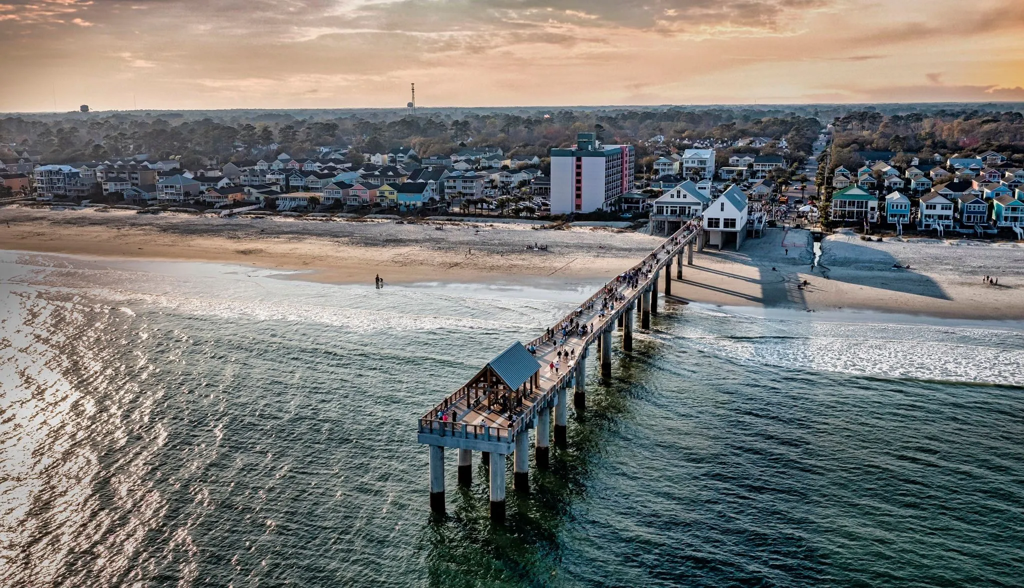 Surfside Beach Pier — live webcam view over Surfside Beach, South Carolina, United States