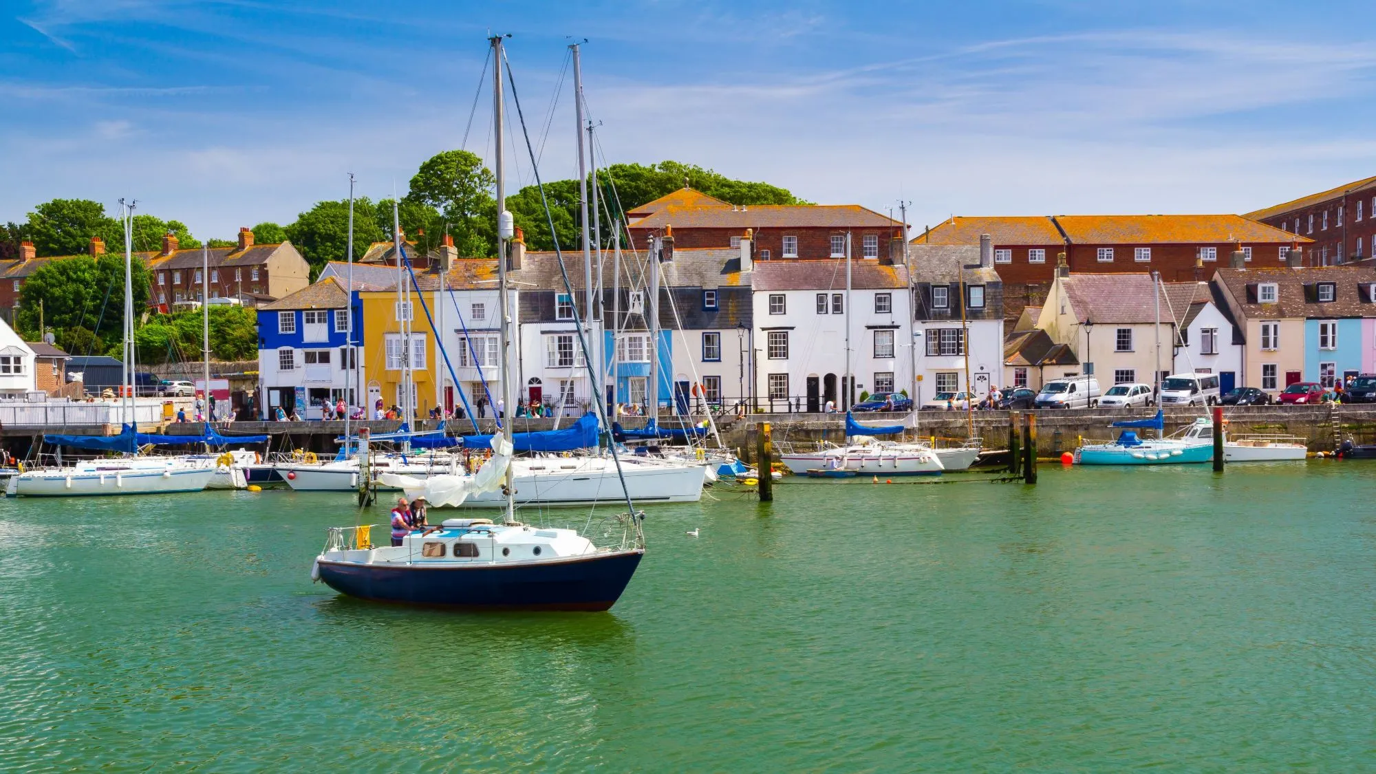 Weymouth Harbour: live webcam view over Old Harbour, Weymouth, United Kingdom