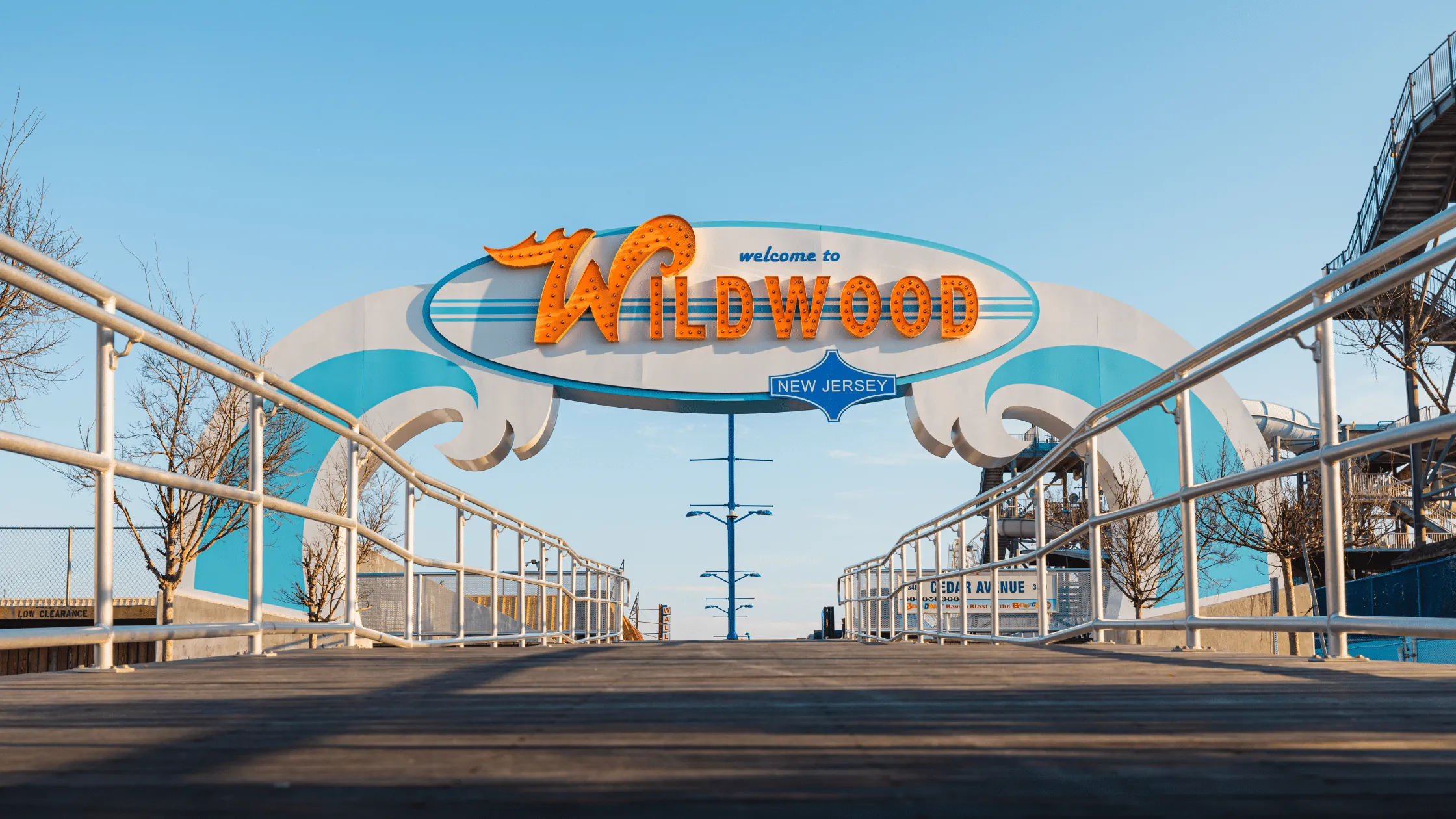Wildwoods Boardwalk — live webcam view over Wildwood, New Jersey, United States