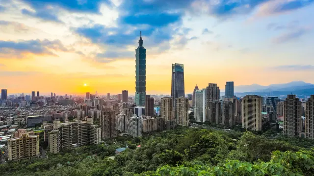 Taipei 101 from Xiangshan — Xiangshan, Taipei